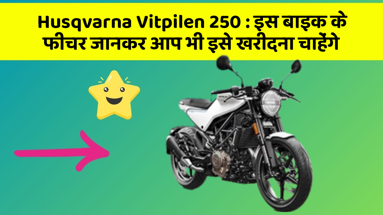 Husqvarna Vitpilen 250: इस बाइक के फीचर जानकर आप भी इसे खरीदना चाहेंगे