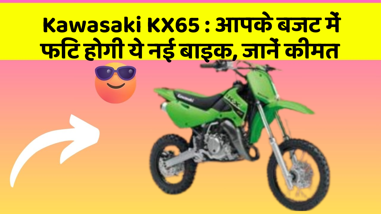 Kawasaki KX65: आपके बजट में फिट होगी ये नई बाइक, जानें कीमत